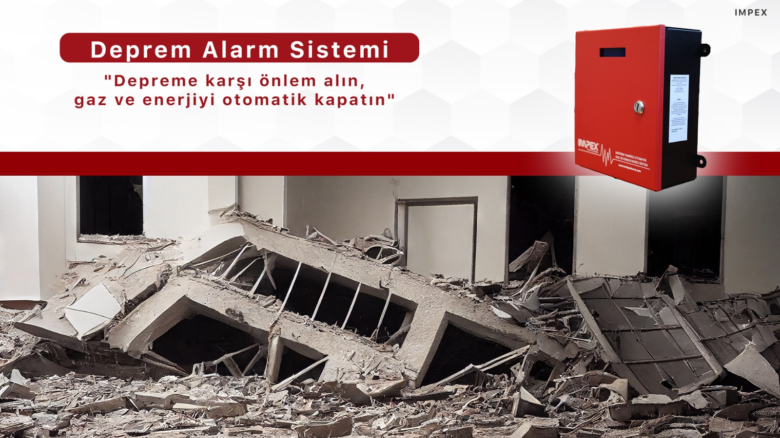 IMPEX Sismik Monitör deprem güvenlik sistemi tanıtım