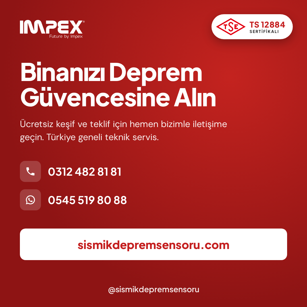 IMPEX Sismik Monitör iletişim - ücretsiz keşif ve teklif